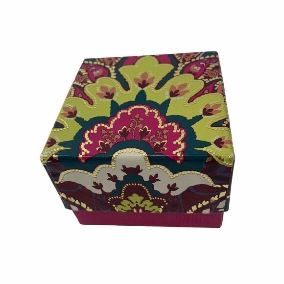 Gold Swirl Circle Earrings 1.5 Inch Lightweight - Picture 3 of 3